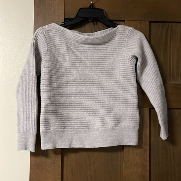 Babaton Aritzia Ribbed Knit Boatneck Merino Wool Sweater Size Small - Picture 4 of 7